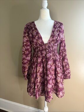 Free People Mauve/Plum Mini Dress NWOT
